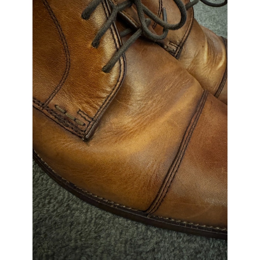 Cole‎ Haan Grand OS Brown Leather Cap Toe Oxford Mens Size 11 M Dress Shoes - Picture 5 of 7